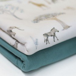 Jersey Katoen Digitale Print - Mini Safari Jersey Katoen Digitale Print - Mini Safari