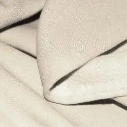 Tessuto Felpa Cotone Beige Chiaro