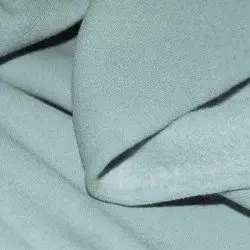 Tessuto Felpa Cotone Verde Mare