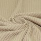 Wide Drop Needle Rib Fabric Dark Beige 