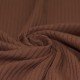 Tessuto Jersey Di Cotone a Coste Grande Marrone Chiaro - (Jersey Tessuti)