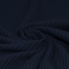 Wide Drop Needle Rib Fabric Navy