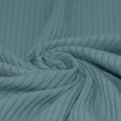Wide Drop Needle Rib Fabric Old Green