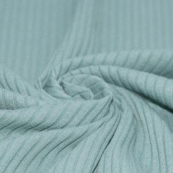 Wide Drop Needle Rib Fabric Sea Green