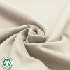 Organic Cotton Jersey Fabric (Gots) Light Beige 
