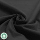 Tessuto Bio Jersey Di Cotone Organico (Gots) Nero - (Jersey Tessuti)