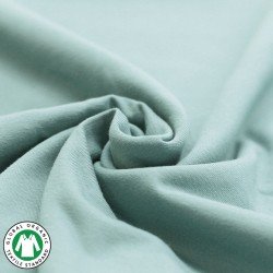 Organic Cotton Jersey Fabric (Gots) Sea Green