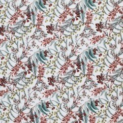 Cotton Poplin Digital Print - Native Flowers