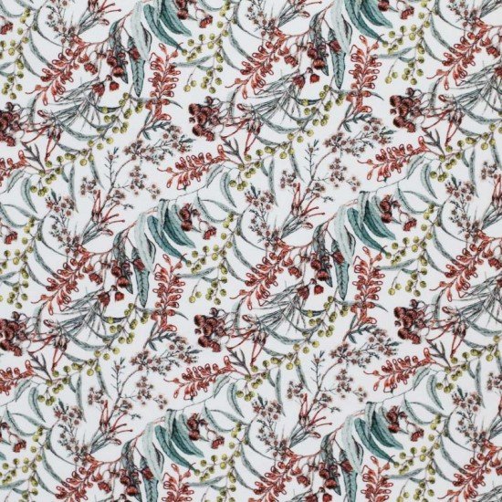 Bomuld Poplin Stof Digital Trykt - Indfødte Blomster Bomuld Poplin Stof Digital Trykt - Indfødte Blomster - (Bomuld Poplin Print )