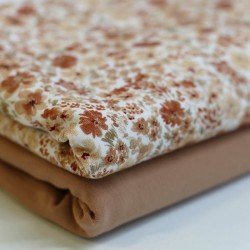 Jersey Katoen Digitale Print - Bloeiende Weide Perzik Jersey Katoen Digitale Print - Bloeiende Weide Perzik