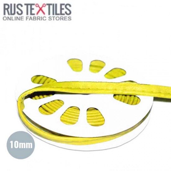 Piping Di Finta Pelle Giallo 10mm - (Nastri)