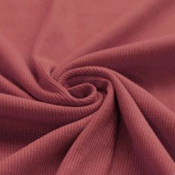 Rib Knit Jersey Fabric Raspberry 