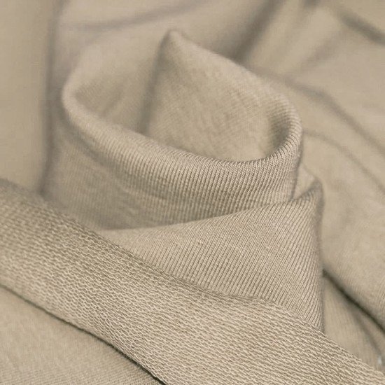 Tissu Sweat Beige Foncé - (Tissu Sweat)