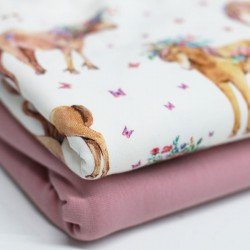 Jersey Katoen Digitale Print - Pony's Jersey Katoen Digitale Print - Pony's