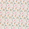 Cotton Poplin Digital Print - Natural Spring Flower