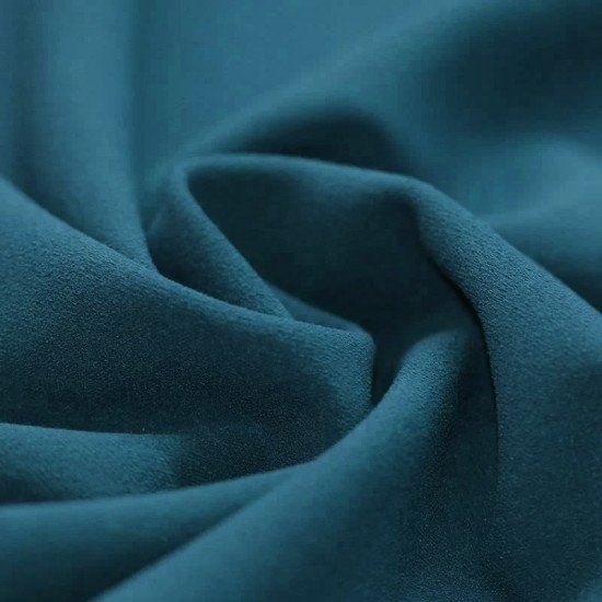 Scuba Crepe Jersey Fabric Petrol Blue - (Jersey Fabrics)