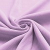 Rib Knit Jersey Fabric Pastel Lilac