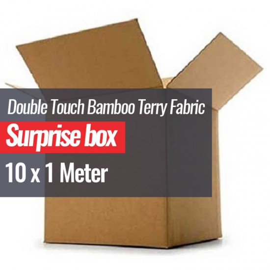 Tessuto Spugna Di Bambù (Doppio Tocco) Scatola a Sorpresa 10 x 1 Metro - (Tessuto Spugna Di Cotone)