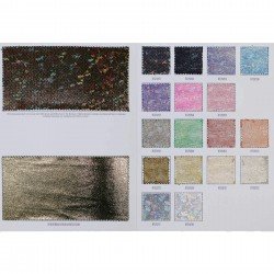 Hologram Fabric Leaf Sample Card