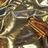 Hologram Lycra Fabric Mystic Black Gold