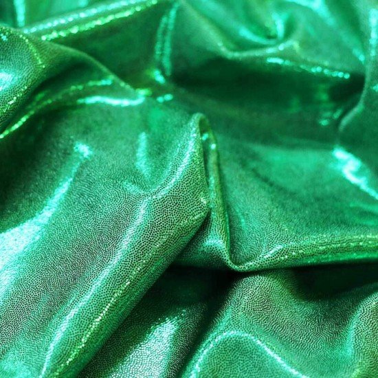 Hologramm Lycra Stoff Mystic Grün - (Hologramm Stoffe)