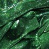 Hologram Fabric Leaf Dark Green