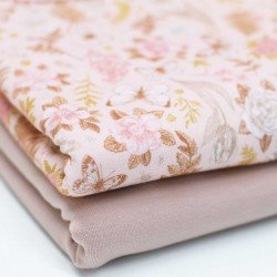 Jersey Katoen Digitale Print - Zoete Roze Tuin Jersey Katoen Digitale Print - Zoete Roze Tuin