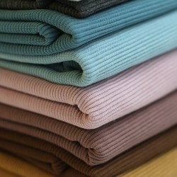 Ottoman Rib Jersey 12 Kleuren 1 Meter Pakket Ottoman Rib Jersey 12 Kleuren 1 Meter Pakket
