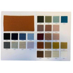 Ottoman Rib Jersey Stof Kleurenkaart Ottoman Rib Jersey Stof Kleurenkaart
