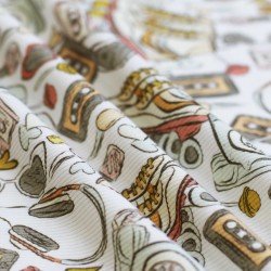 Rib Knit Jersey Fabric - Hipster Rolskates