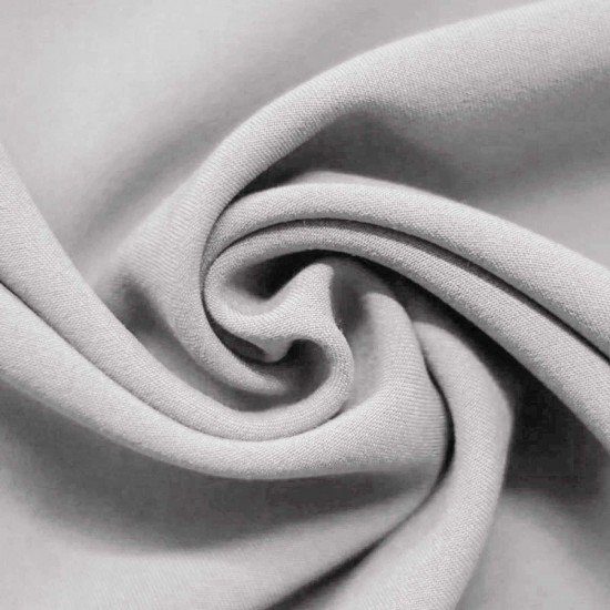 Stretch Gabardine Fabric Silver Grey - (Gabardine Fabric )