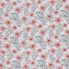 Double Gauze Fabric Digital Print - Quince Spring Bloom