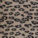 Luipaard Teddy Stof Donker Beige - (Teddy Stoffen)