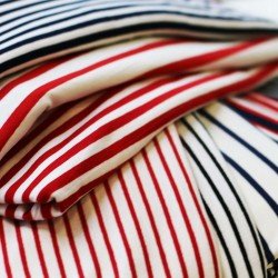 Beton Stripe Jersey Fabric Surprise Box 10 x 1 Meter