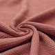 Tessuto Jersey Motivi a Treccia Mini Argilla Rosa - (Jersey Tessuti)
