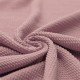Tessuto Jersey Motivi a Treccia Mini Rosa Antico - (Jersey Tessuti)