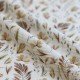 Ottoman Rib Jersey Fabric - Botanical Leaves Ottoman Rib Jersey Fabric - Botanical Leaves - (Jersey Fabrics)