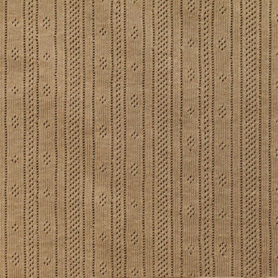 Tessuto A Maglia Pointoille (Strisce) Cacao - (Jersey Tessuti)