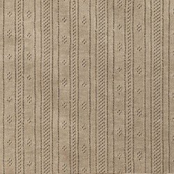 Pointelle Jersey Stof (Strepen) Donker Beige Pointelle Jersey Stof (Strepen) Donker Beige