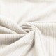 Pointelle Cotton Jersey Fabric (Stripes) Ecru Pointelle Cotton Jersey Fabric (Stripes) Ecru