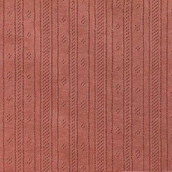 Pointelle Jersey Stof (Strepen) Klei Roze Pointelle Jersey Stof (Strepen) Klei Roze