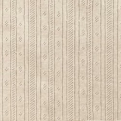 Pointoille Bomuldsjersey Stof (Striber) Naturel Beige Pointoille Bomuldsjersey Stof (Striber) Naturel Beige