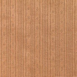 Pointelle Jersey Stof (Strepen) Perzik Pointelle Jersey Stof (Strepen) Perzik