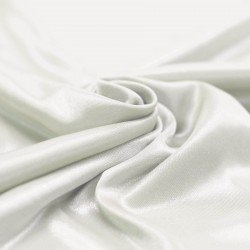 Stretch Lining Fabric (Charmeuse) Ecru