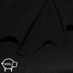 Wool Felt Fabric 3mm Black 