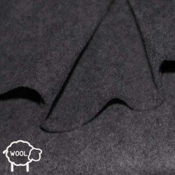 Wool Felt Fabric 3mm Dark Grey Melange