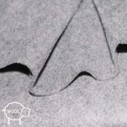 Wool Felt Fabric 3mm Light Grey Melange