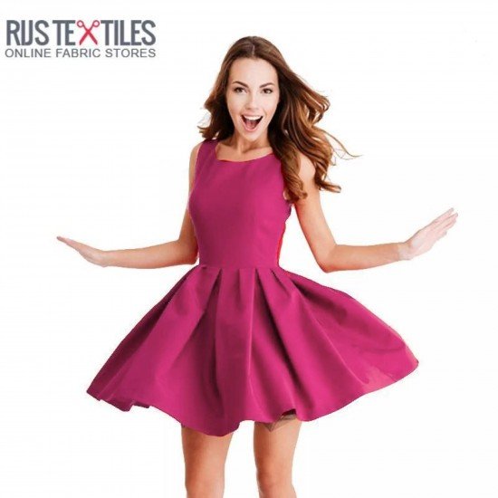 Punta Di Milano Jersey Fuchsia  - (Jerseystoffer)