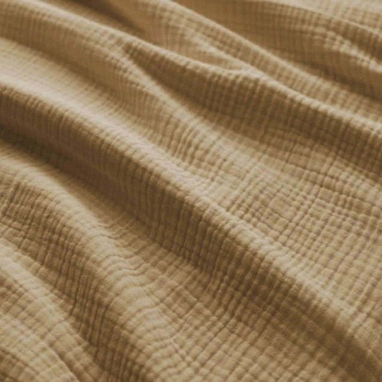 Heavy (Triple Layer) Cotton Gauze Fabric Cacao