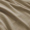Schwere (Triple Layer) Musselin Stoff Dunkel Beige